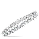 LB Exclusive 18K White Gold 13.40ct Diamond Bracelet ALB-19299-1