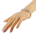 LB Exclusive 18K White Gold 13.40ct Diamond Bracelet ALB-19299-1