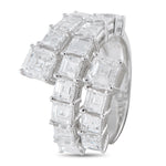 LB Exclusive 18K White Gold 4.88ct Diamond Ring ALR-19059-1