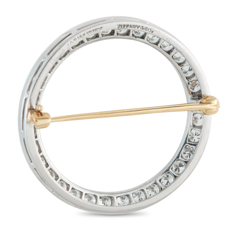 Tiffany & Co. Platinum 2.0ct Diamond Eternity Pin TI20-121525