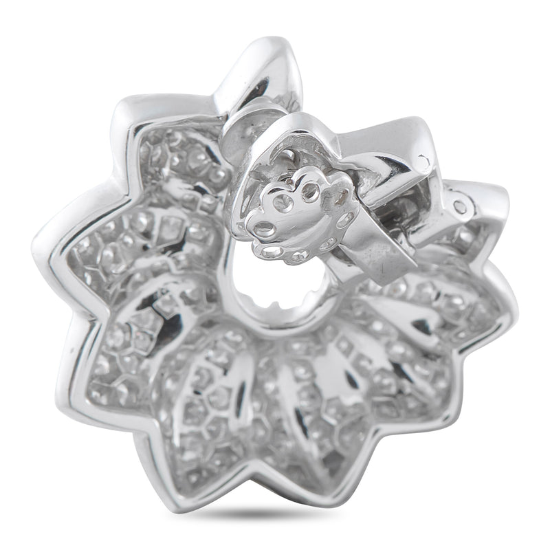 LB Exclusive Platinum 4.50ct Diamond Earrings MF36-012926