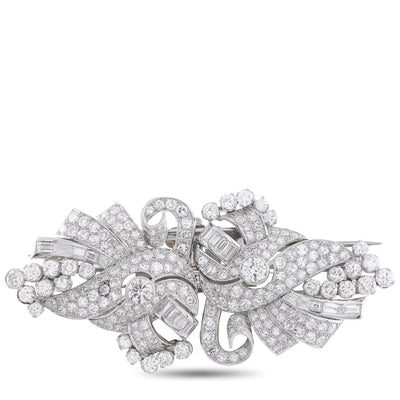 LB Exclusive Platinum 8.25ct Diamond Brooch MF23-020326