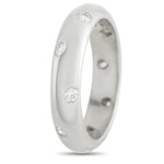 Tiffany & Co. Platinum Diamond Band Ring #5163