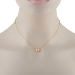 LB Exclusive 18K Yellow Gold 0.75ct Diamond Necklace ANK-20550-Y