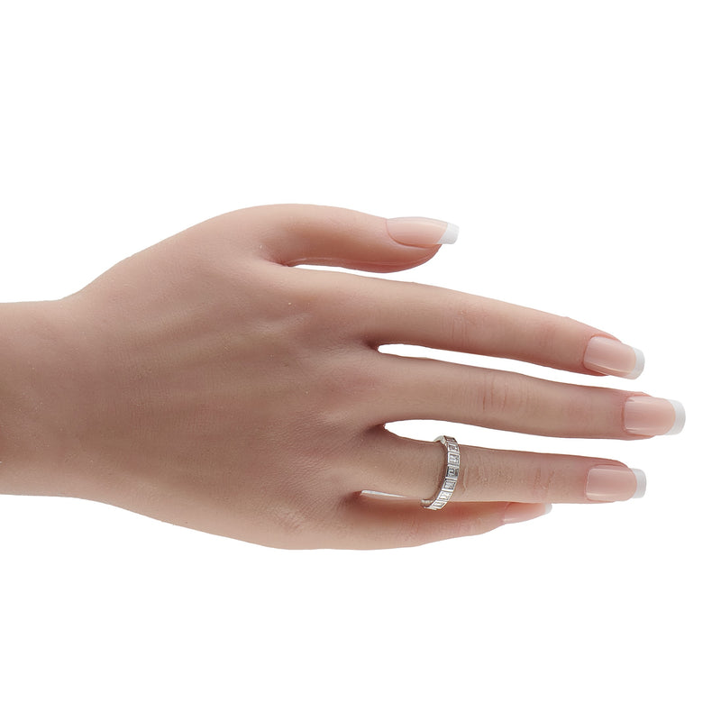 LB Exclusive 18K White Gold 1.10ct Diamond Ring ALR-19429-1