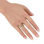 LB Exclusive 18K Yellow Gold 1.30ct Diamond Ring ALR20067-Y