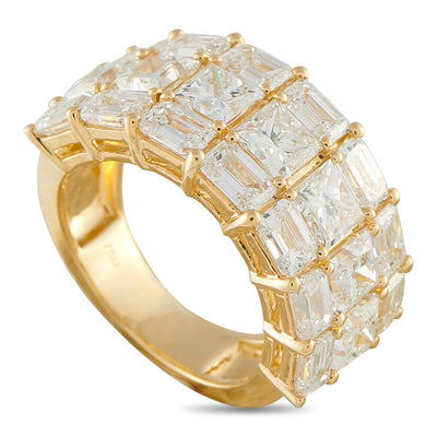 LB Exclusive 18K Yellow Gold 7.50ct Diamond Ring ALR-20759-Y