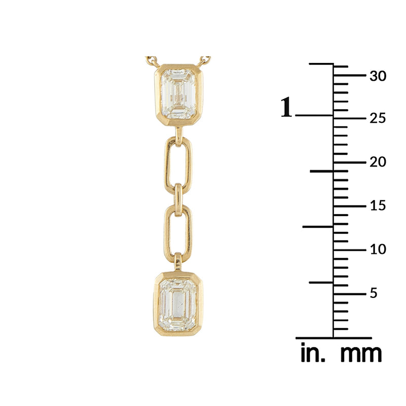 LB Exclusive 18K Yellow Gold 2.60ct Diamond Necklace ANK-19791-Y