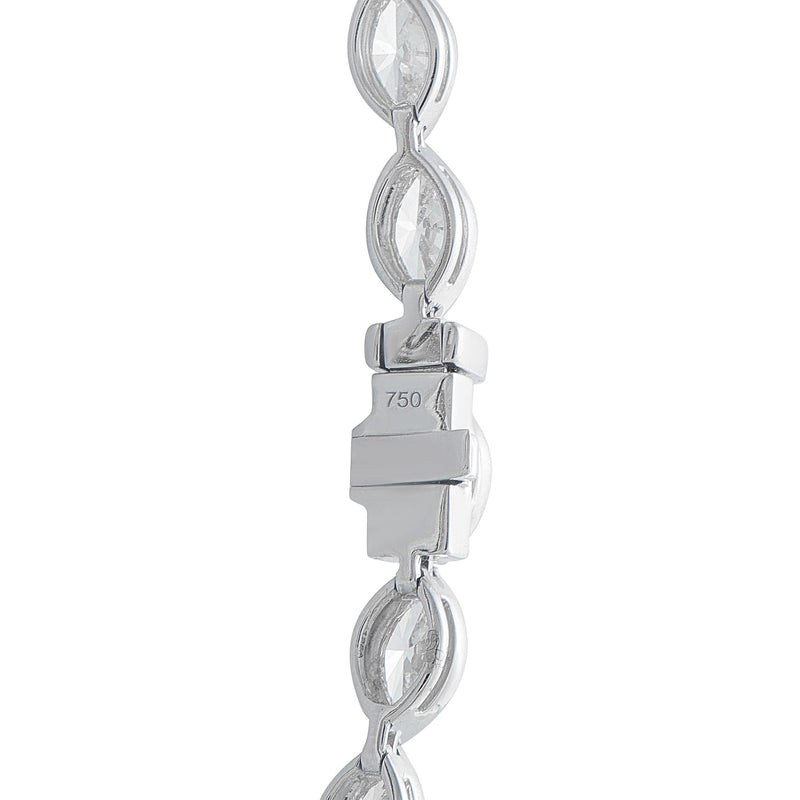 LB Exclusive 18K White Gold 13.75ct Diamond Necklace ANK-20965
