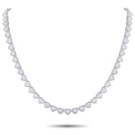LB Exclusive 18K White Gold 18.75ct Diamond Necklace ANK-19410