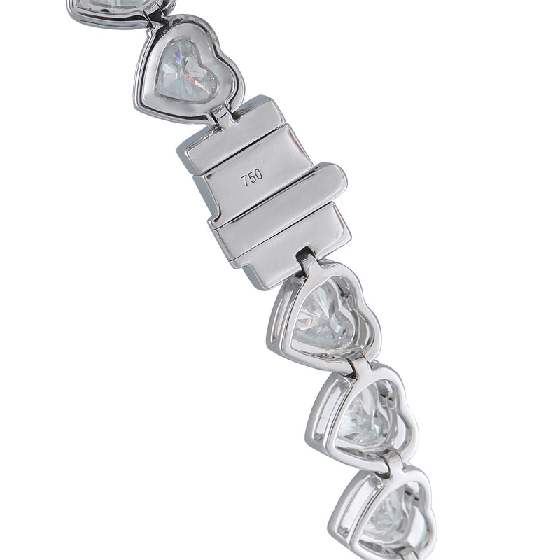 LB Exclusive 18K White Gold 18.75ct Diamond Necklace ANK-19410
