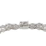 LB Exclusive 18K White Gold 14.40ct Diamond Bracelet ALB-20010