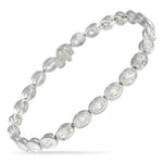 LB Exclusive 18K White Gold 8.05ct Diamond Bracelet ALB-18559-1