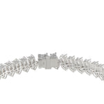 LB Exclusive 18K White Gold 18.30ct Diamond Bracelet ALB-21039