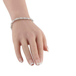 LB Exclusive 18K White Gold 19.50ct Diamond Tennis Bracelet ALB-21014