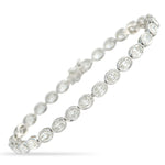 LB Exclusive 18K White Gold 7.25ct Diamond Bracelet ALB-18558-2
