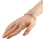 LB Exclusive 18K White Gold 7.25ct Diamond Bracelet ALB-18558-2