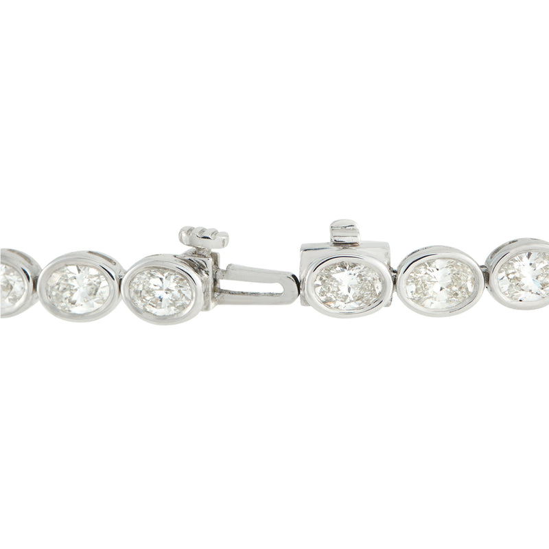 LB Exclusive 18K White Gold 7.25ct Diamond Bracelet ALB-18558-2