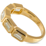 LB Exclusive 18K Yellow Gold 2.25ct Diamond Ring ALW-19643Y