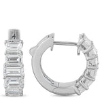 LB Exclusive 18K White Gold 1.85ct Diamond Earrings AER-18104-8