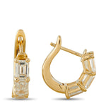 LB Exclusive 18K Yellow Gold 2.85ct Diamond Earrings AER-19394-1-Y