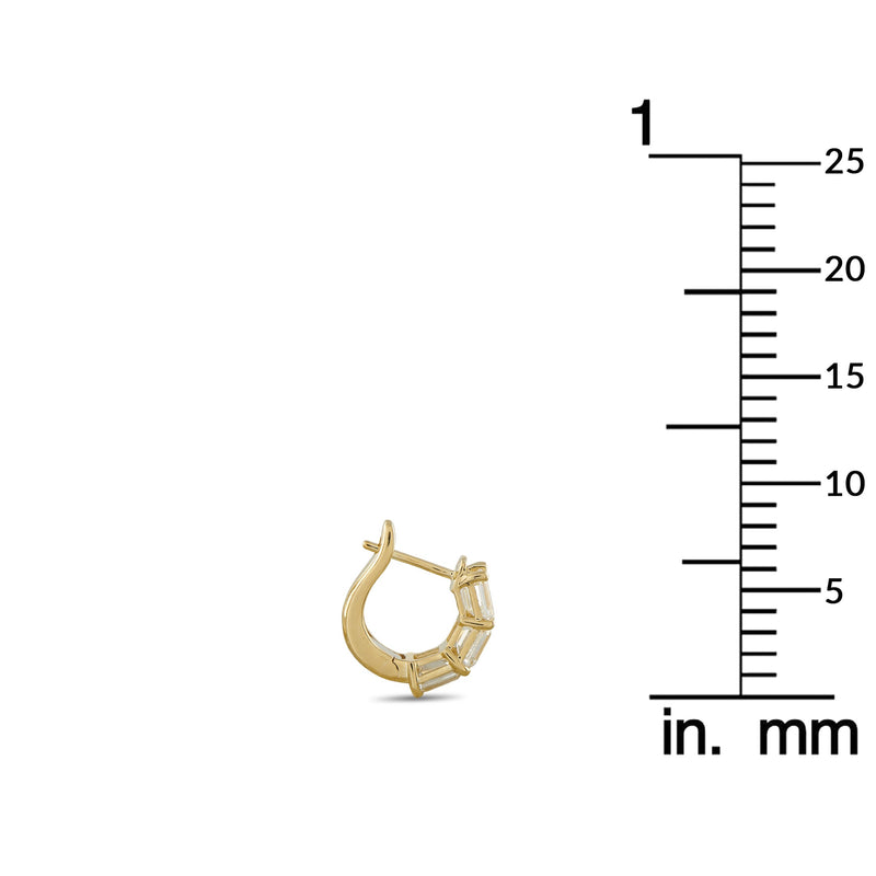 LB Exclusive 18K Yellow Gold 2.85ct Diamond Earrings AER-19394-1-Y