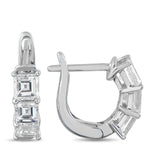 LB Exclusive 18K White Gold 1.85ct Diamond Earrings AER-19360