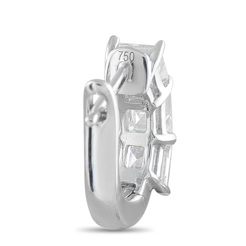 LB Exclusive 18K White Gold 1.85ct Diamond Earrings AER-19360