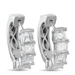 LB Exclusive 18K White Gold 3.05ct Diamond Earrings AER-16800-8