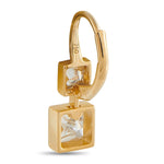 LB Exclusive 18K Yellow Gold 1.92ct Diamond Earrings AER-21650-Y