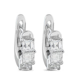 LB Exclusive 18K White Gold 1.10ct Diamond Earrings AER-20709