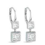 LB Exclusive 18K White Gold 1.92ct Diamond Earrings AER-21650
