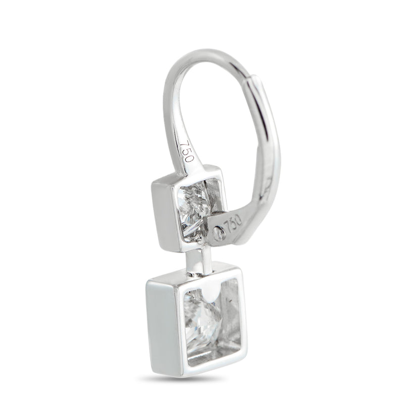LB Exclusive 18K White Gold 1.92ct Diamond Earrings AER-21650