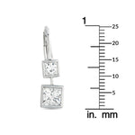 LB Exclusive 18K White Gold 1.92ct Diamond Earrings AER-21650