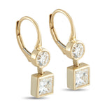 LB Exclusive 18K Yellow Gold 2.04ct Diamond Earrings AER-21649-Y