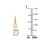 LB Exclusive 18K Yellow Gold 2.04ct Diamond Earrings AER-21649-Y
