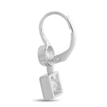 LB Exclusive 18K White Gold 2.04ct Diamond Earrings AER-21649