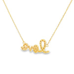 Prong Diamond Love Necklace 33730