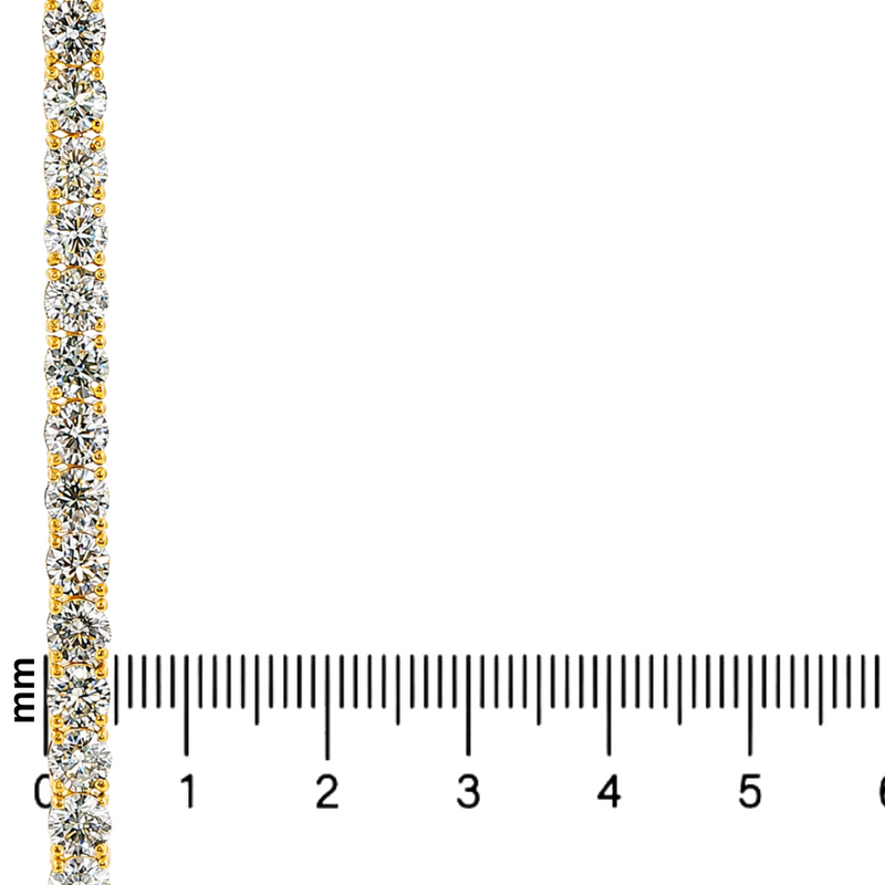 35 Pt lab diamond tennis bracelet – view 9 of 10, TraxNYC item 71691