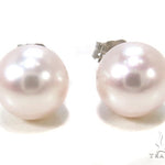 14K Gold Pearl Earrings 36892 - Image 1