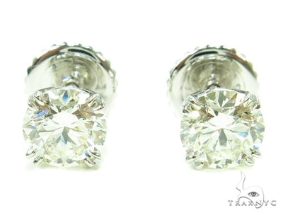Prong Diamond Stud Earrings 37835 - Image 1