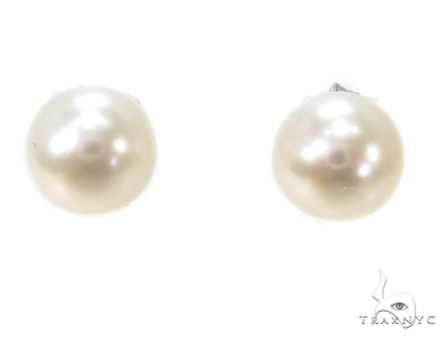 Pearl Gold Earrings 39656 - Image 1
