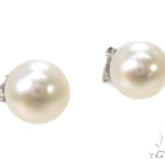 Pearl Gold Earrings 39656 - Image 2