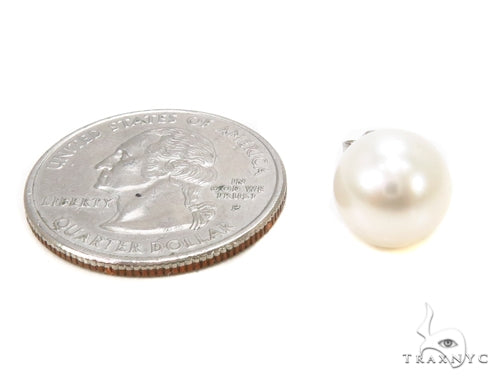 Pearl Gold Earrings 39656 - Image 4