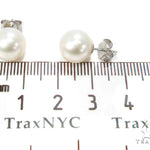 Pearl Gold Earrings 39656 - Image 5