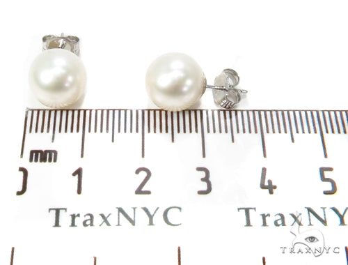 Pearl Gold Earrings 39656 - Image 5