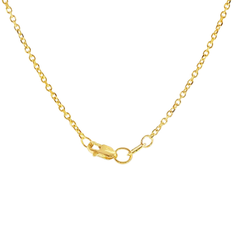 14k Yellow Gold Necklace-39998, view 8