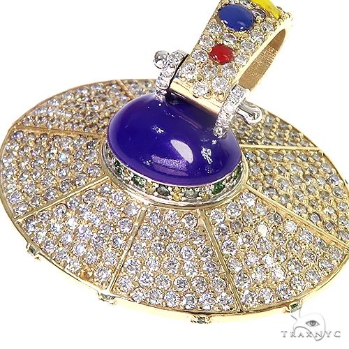 3D UFO Glow In The Dark Enamel Pendant 67060 - Image 5