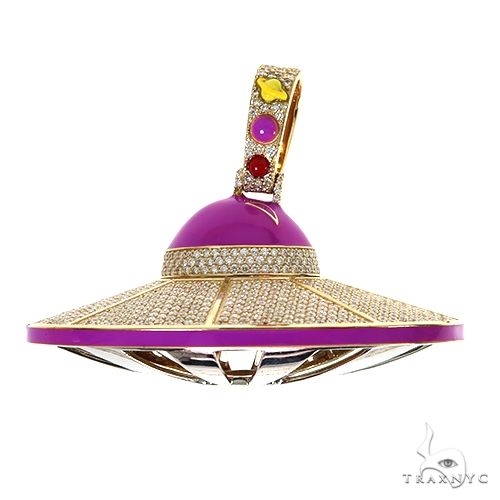 3D UFO Glow In The Dark Enamel Pendant 67715 - Image 6