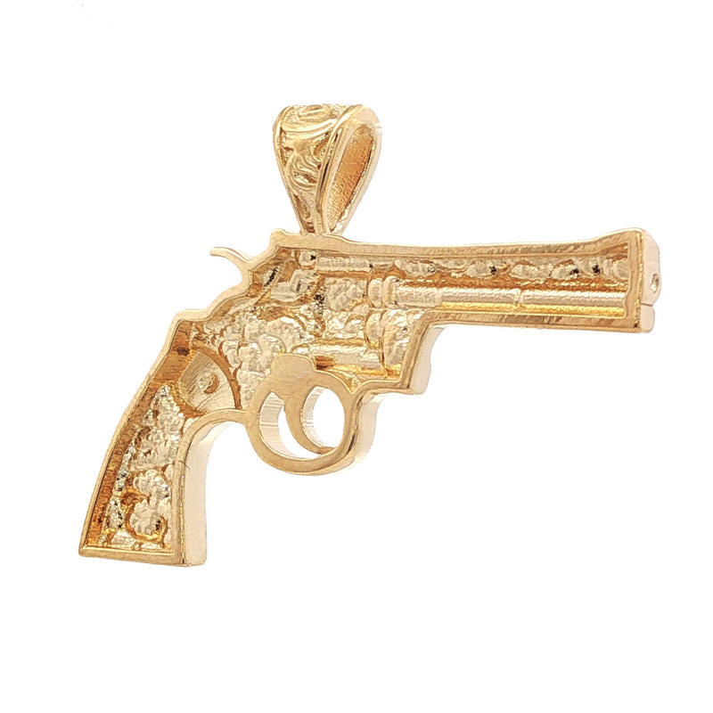 14K Gold Revolver Pendant 71198